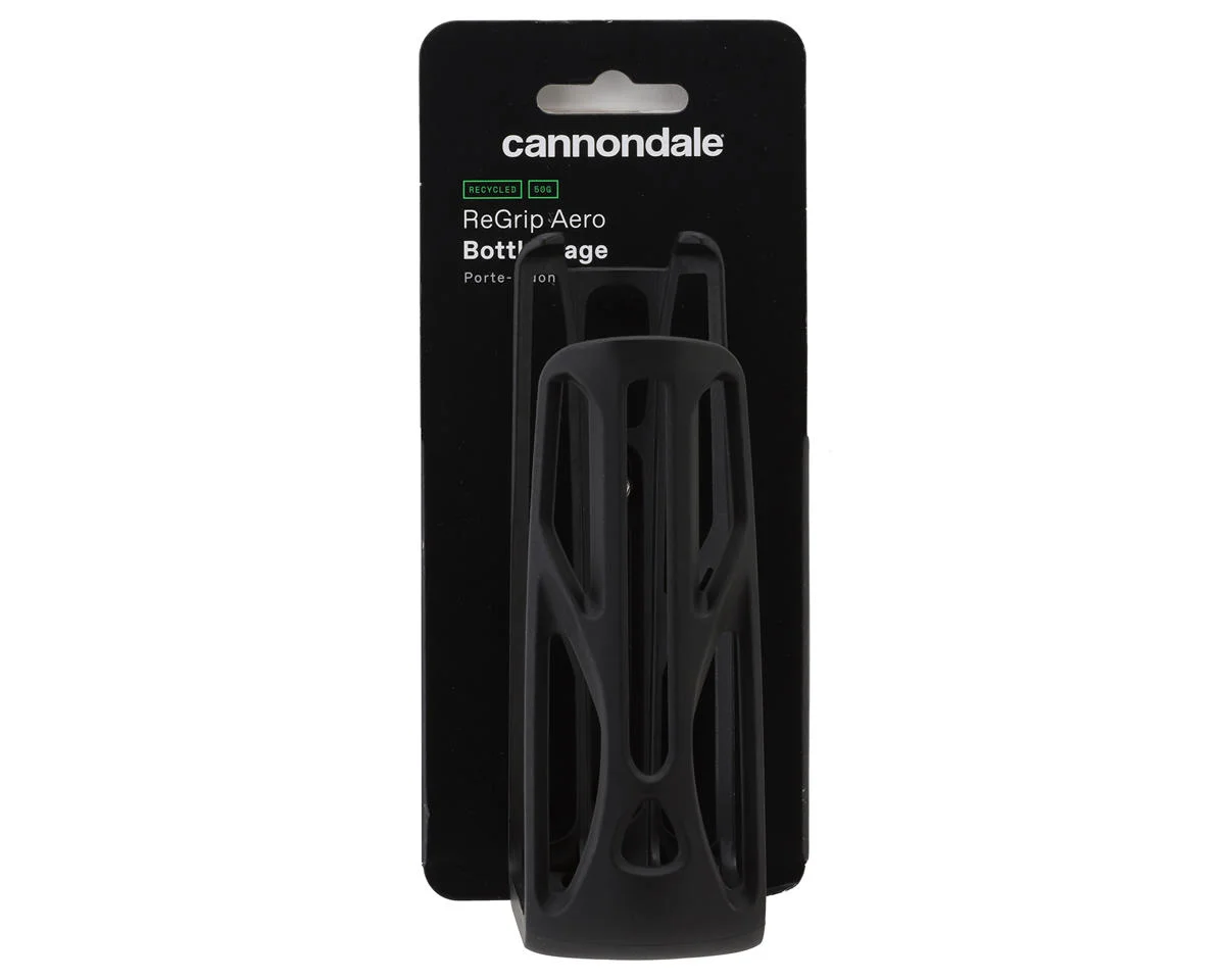 Cannondale ReGrip Aero Water Bottle Cage (Black) - view 4